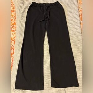 Shosho Black Wide-Leg Pants